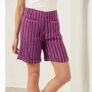 Soft Surroundings Dulcinea Striped Shorts